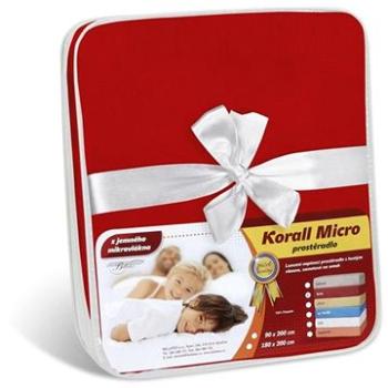 Bellatex Korall micro – 180 × 200 cm – červená (141)