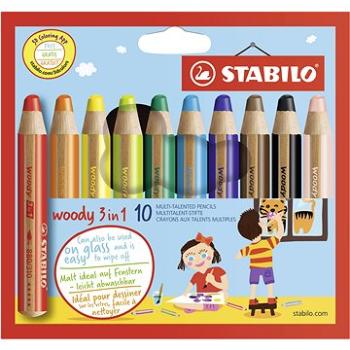 Stabilo Woody 10 farieb (4006381185646)