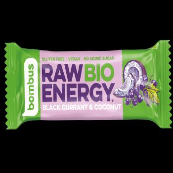 BOMBUS Raw BIO čierne ríbezle a kokos 50 g