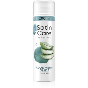 Gillette Satin Care Aloe Vera gél na holenie pre ženy 200 ml