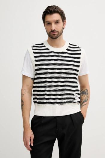 Bavlnená vesta Tommy Hilfiger x F1 THE MOVIE čierna farba, ľahká, MW0MW41385