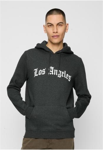 Mr. Tee Los Angeles Wording Hoody charcoal - M