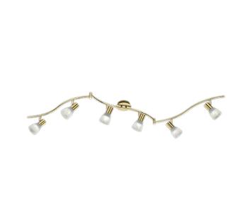 LED bodové osvetlenie Trio Levisto mosadz 871010608