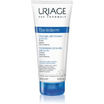 Uriage Bariéderm-CICA Cleansing Gel with Copper-Zinc upokojujúci čistiaci gél na popraskanú pokožku 200 ml