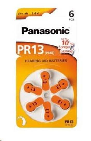 PANASONIC Zinkovzduchová batéria PR-13(48)/6LB AAA 1, 2V (Blister 6ks)