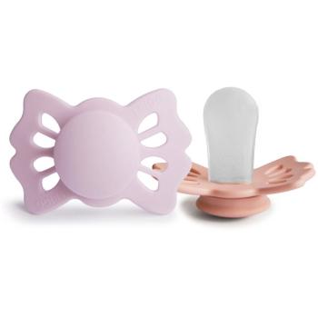FRIGG Lucky Size 1:0-6 months cumlík Soft Lilac/Pretty in Peach 2 ks