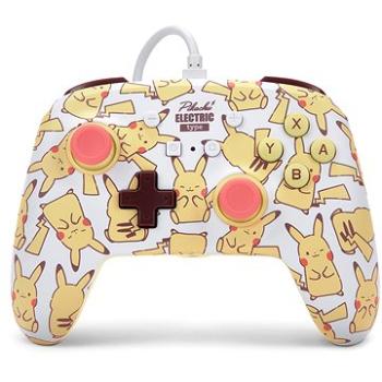 PowerA Enhanced Wired Controller for Nintendo Switch – Pikachu Blush (1526547-01)