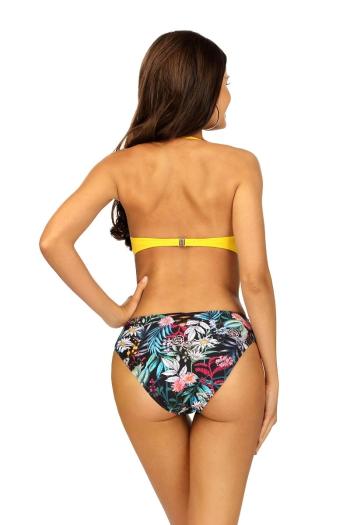 Viacfarebné vzorované push-up bikiny Lora