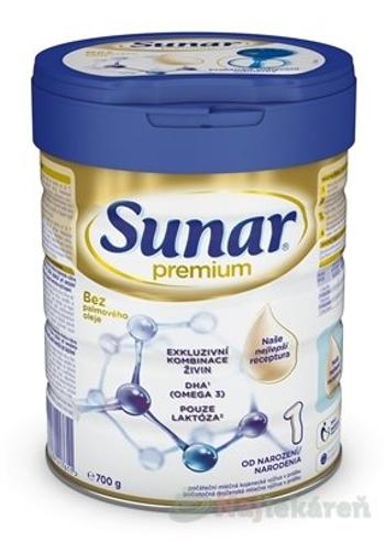 SUNAR Premium 1 počiatočná mliečna výživa (od narodenia) 700 g