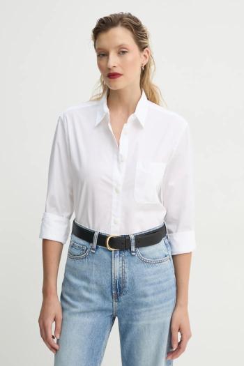Bavlnená košeľa Rag & Bone dámska, biela farba, regular, s klasickým golierom, WAW22PA050PO50