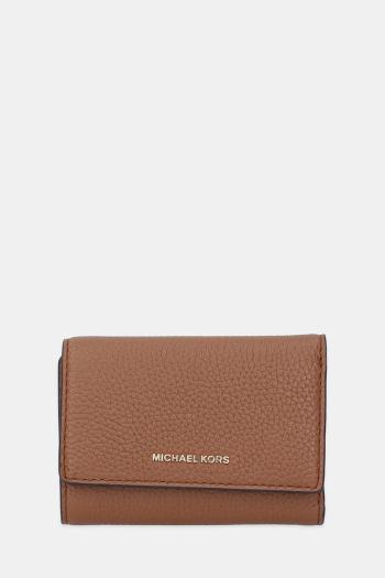 Kožená peňaženka MICHAEL Michael Kors BRYANT hnedá farba, 32S5GYTP1L