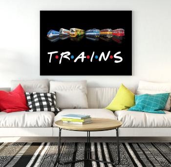 Obraz Trains (Rozmer obrazu: 120x80)