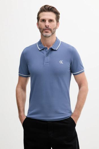 Polo tričko Calvin Klein Jeans pánske, jednofarebné, J30J315603