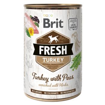 BRIT Fresh Turkey with Peas konzerva pre psov 400 g