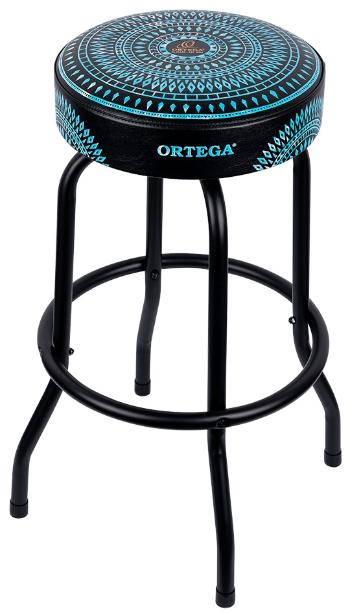 Ortega Bar Stool 30" Blue Kaleidoscope