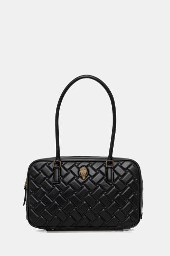 Kožená kabelka Kurt Geiger London KENSINGTON čierna farba, 4702000109
