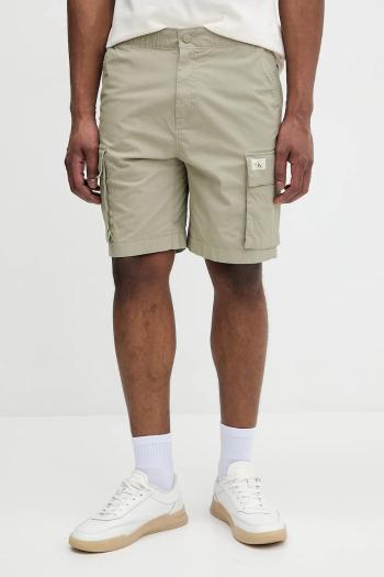 Šortky Calvin Klein Jeans pánske, zelená farba, J30J327376
