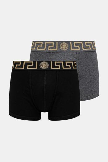 Boxerky Versace 2-pak pánske, čierna farba, AU10181 1A10011