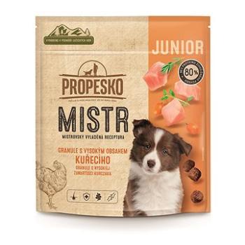 Propesko Mistr JUNIOR granuly s čerstvým kuracím 0,5 kg (8595606408098)