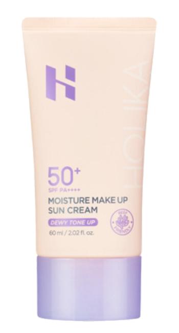 Holika Holika Tónovací a hydratačný opaľovací krém Moisture Make Up Sun Cream (Dewy Tone Up) 60 ml