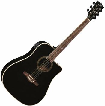 Eko guitars NXT D100ce Black Elektroakustická gitara Dreadnought