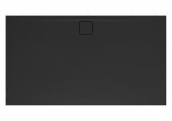 Sprchová vanička obdĺžniková SAT Vision 140x90 cm liaty mramor čierna SATSVVI14090C