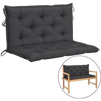Poduška pre závesné hojdacie kreslo antracitová 100 cm textil (314992)