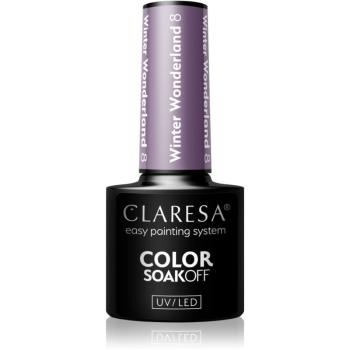 Claresa SoakOff UV/LED Color Winter Wonderland géles körömlakk árnyalat 8 5 g