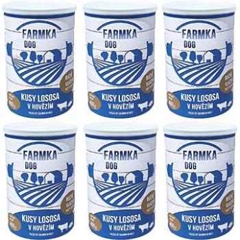 FARMKA DOG s lososom 400 g, 6 ks (8594025084692)