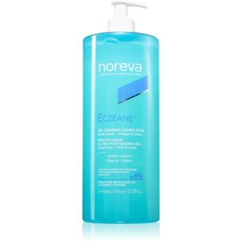 Noreva Eczeane Gentle Liquid Ultra-Moisturizing Gel sprchový gél na tvár a telo 1000 ml
