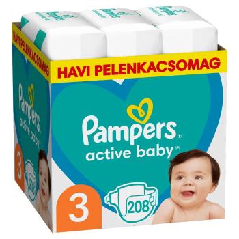 Pampers Active Baby havi Pelenkacsomag 6-10kg Midi 3 (208db)