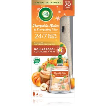 Air Wick Active Fresh Pumpkin Spice & Everything Nice automatický osviežovač vzduchu s náplňou 228 ml