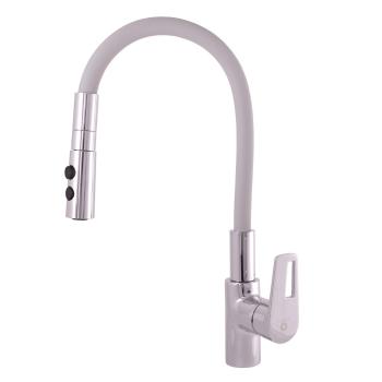 RAV Slezák RAV Slezák - Vodovodné batérie drezová s flexibilným ramienkom so sprchou COLORADO, Farba: chróm / sivá, Rozmer: 1/2 &#39;&#39; CO219.5 / 12