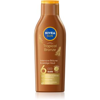 NIVEA SUN Tropical Bronze mlieko na opaľovanie SPF 6 200 ml