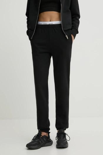 Tepláky Guess SOFIA čierna farba, jednofarebné, O5RB01 KCO31