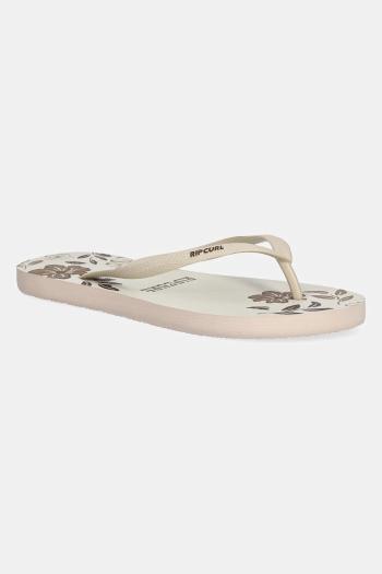 Šľapky Rip Curl dámske, béžová farba, na plochom podpätku, 174WOT
