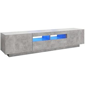 SHUMEE s osvetlením LED betónovosivý 180 × 35 × 40 cm (3081901)