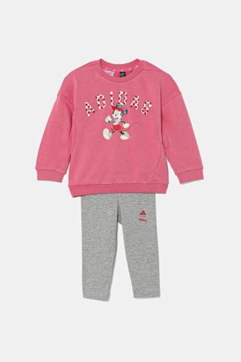Tepláková súprava pre bábätká adidas ružová farba, JF3627