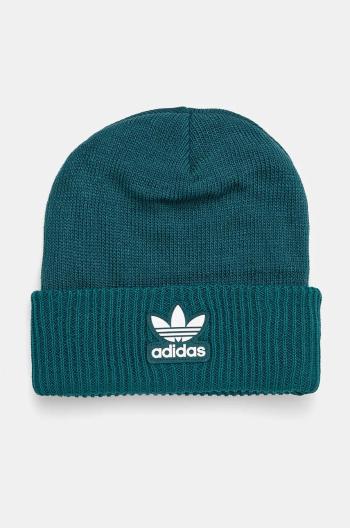 Čiapka adidas Originals zelená farba, IY4641