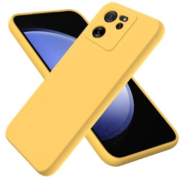 RUBBER Ochranný kryt pre Xiaomi 13T / 13T Pro žltý