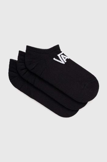 Ponožky Vans 3-pak pánske, čierna farba