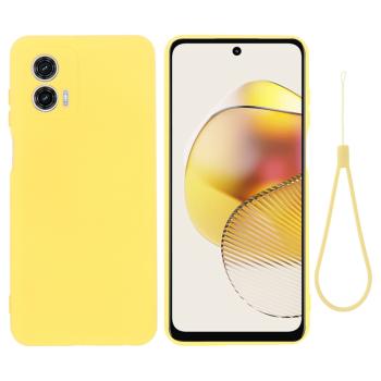 RUBBER Ochranný kryt pre Motorola Moto G73 5G žltý