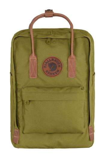 Ruksak Fjallraven Kanken no. 2 Laptop 15 zelená farba, veľký, jednofarebný, F23803.631