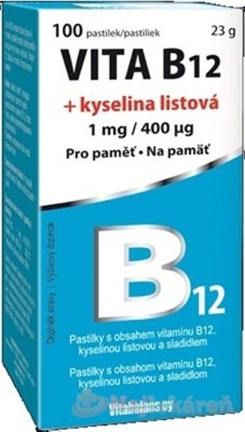 Vitabalans VITA B12 + kyselina listová 100ks