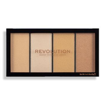 Revolution Paletka rozjasňovač Revolution Re-Loaded (Highlighter Palette) odtieň Lustre Light s Warm 4 x 5 g