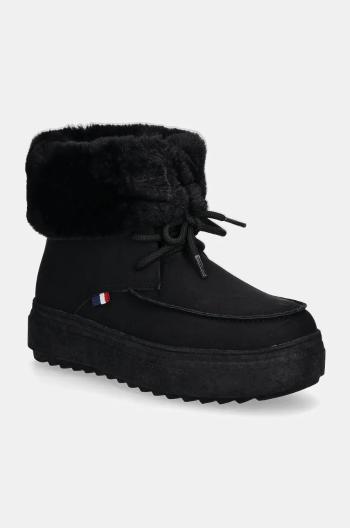 Snehule U.S. Polo Assn. ICY čierna farba, ICY001W/DHF1