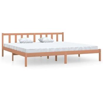 Shumee medovo hnedý masívna borovica 180 × 200 cm Super King, 810100