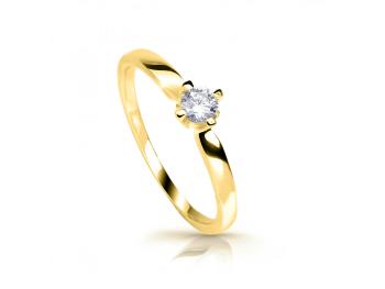 Cutie Diamonds Krásny zásnubný prsteň zo zlata s diamantom DZ6898-4041-10-X-1 54 mm