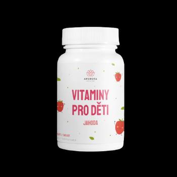 APOROSA Vitamíny pre deti jahoda 90 tabliet