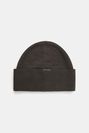 Čiapka s prímesou vlny Armani Exchange zelená farba, XM001534 AF14008